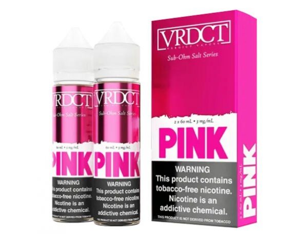 verdict vapor sub ohm salt 120ml pink