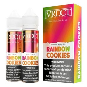 verdict vapor sub ohm salt 120ml rainbow cookies